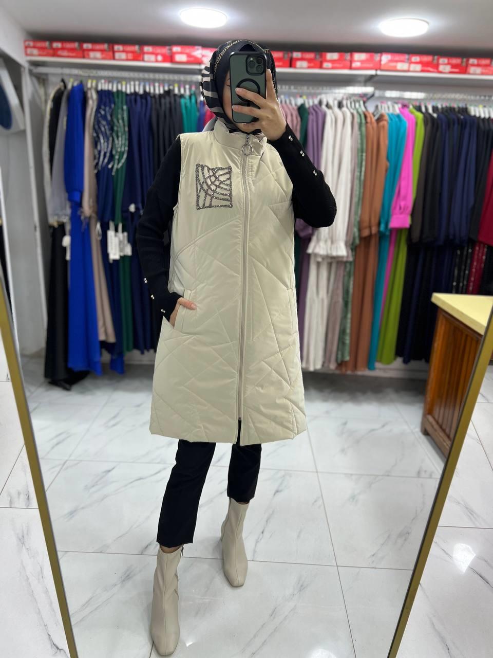 4519 Soft Şişme Yelek BEJ