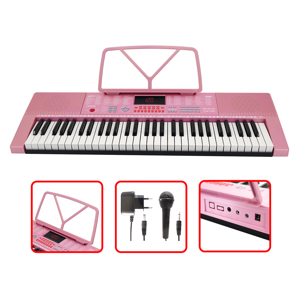 Jwin MK-6142 61 Tuşlu Elektronik Org (Mikrofon ve Adaptör Hediye