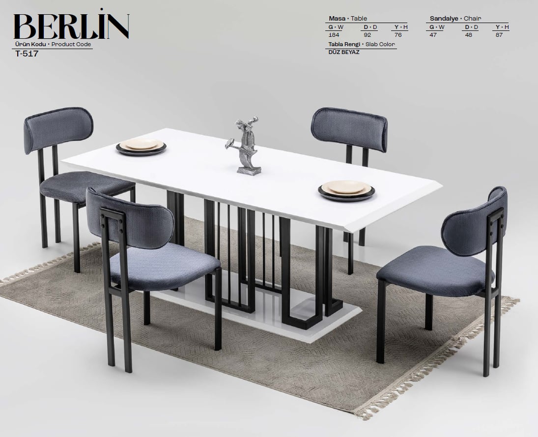 BERLİN MASA TAKIMI (6 SAN.)