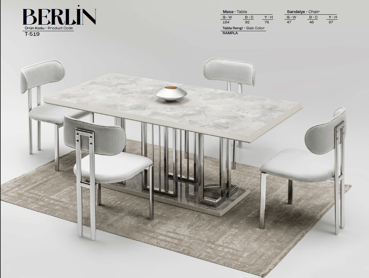 BERLİN MASA TAKIMI (6 SAN.)