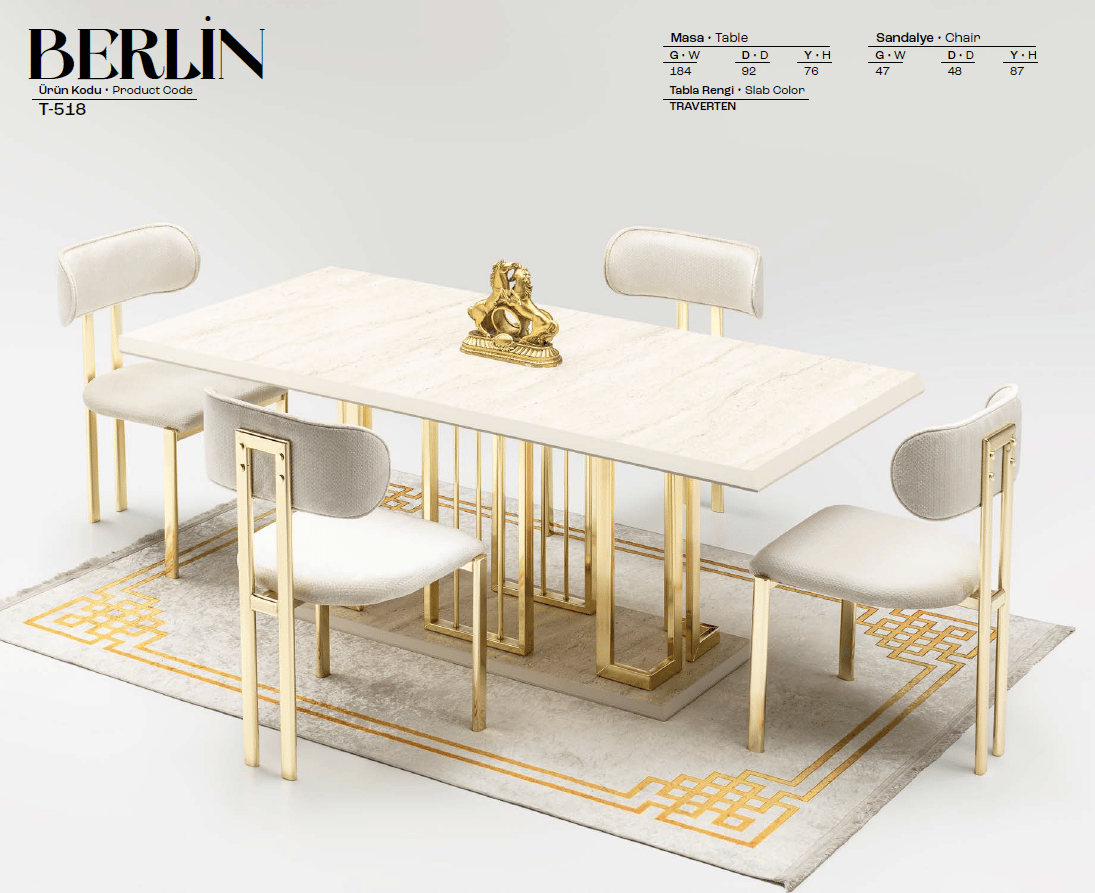 BERLİN MASA TAKIMI (6 SAN.)