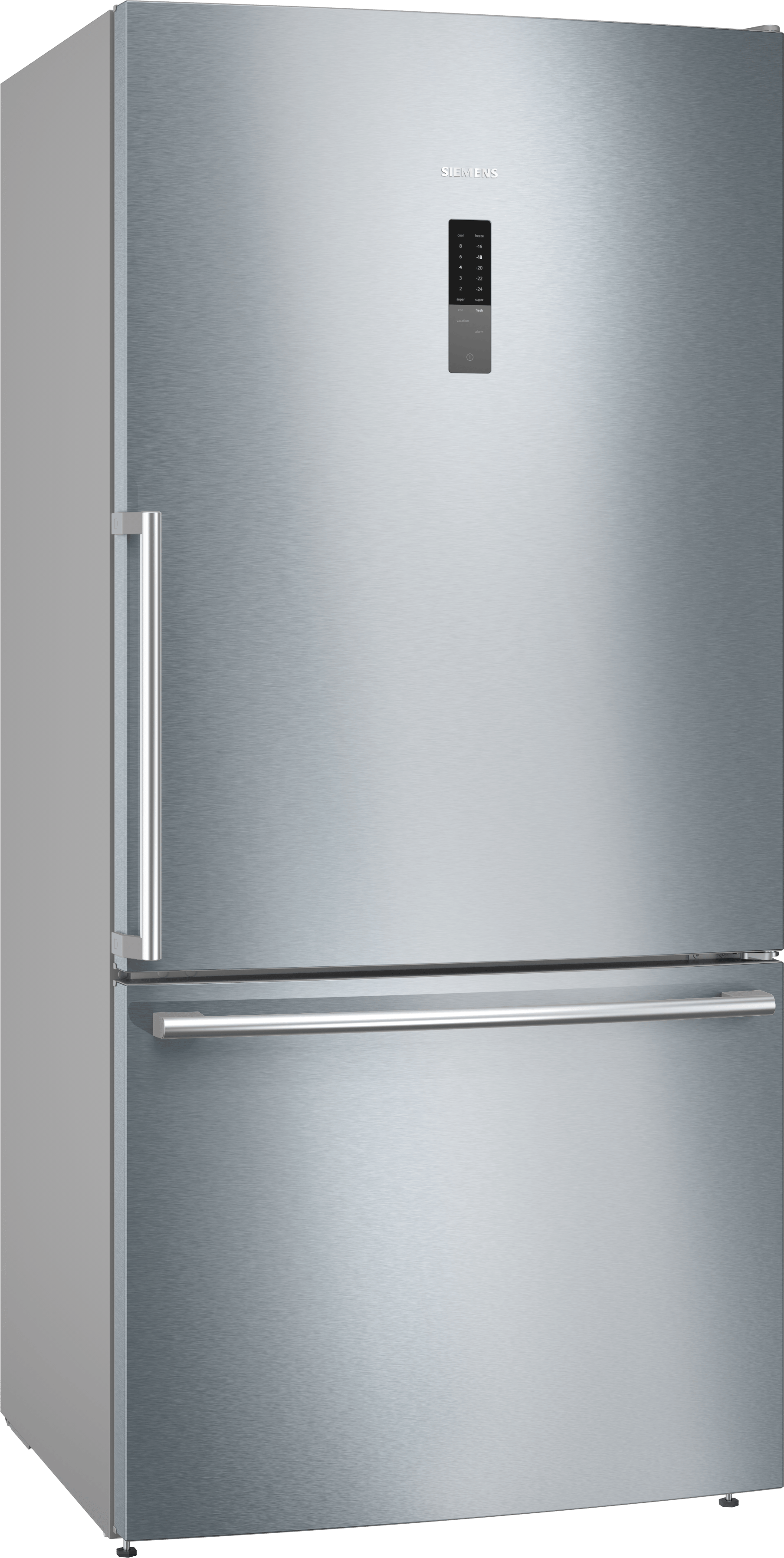 KG86BCIE0N iQ500 Alttan Donduruculu XXL Buzdolabı 186 x 86 cm Kolay  Temizlenebilir Inox