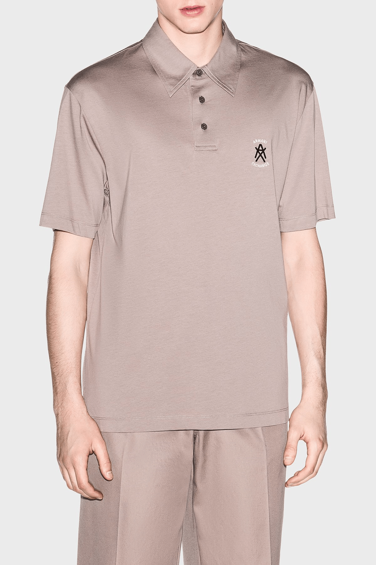 XS様 Armani Exchange Erkek Normal Kesim Yumuşak ve Dayanıklı Pamuklu AX