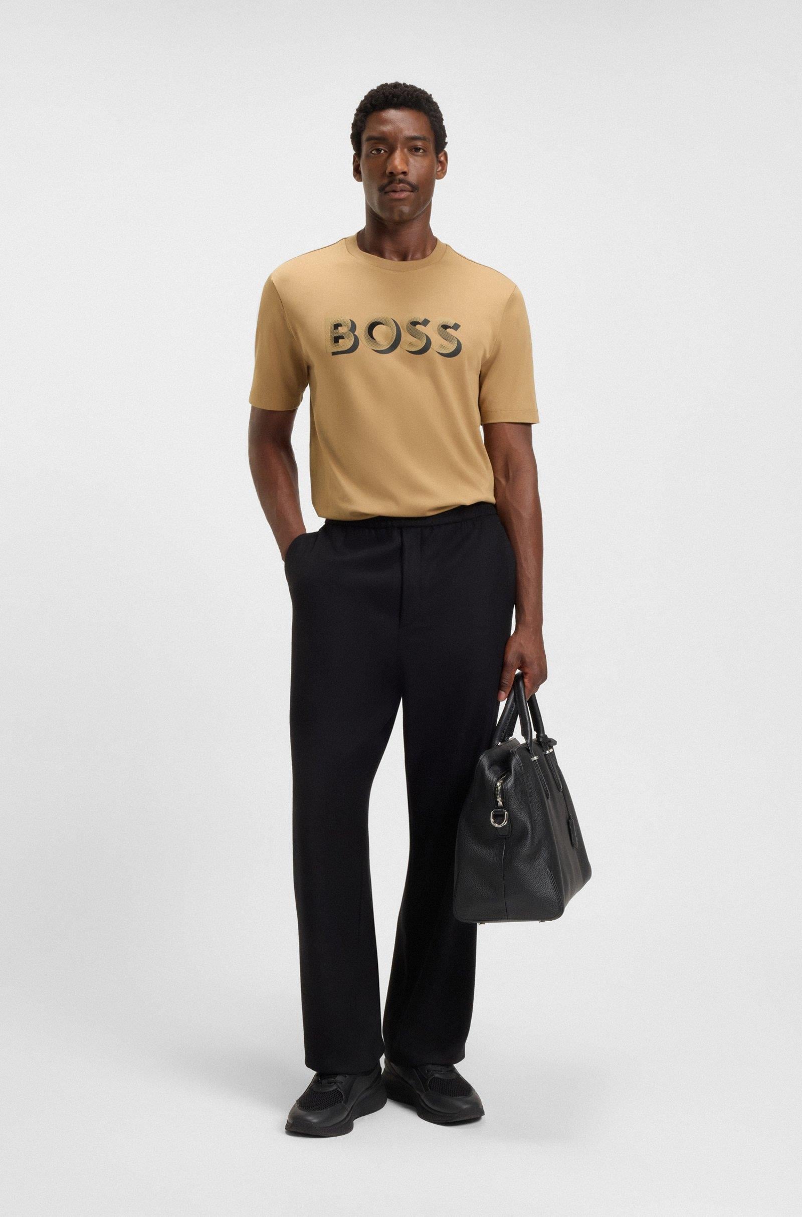 BOSS Dokuma Bej T-Shirt - 50551902-260 | Wejaar