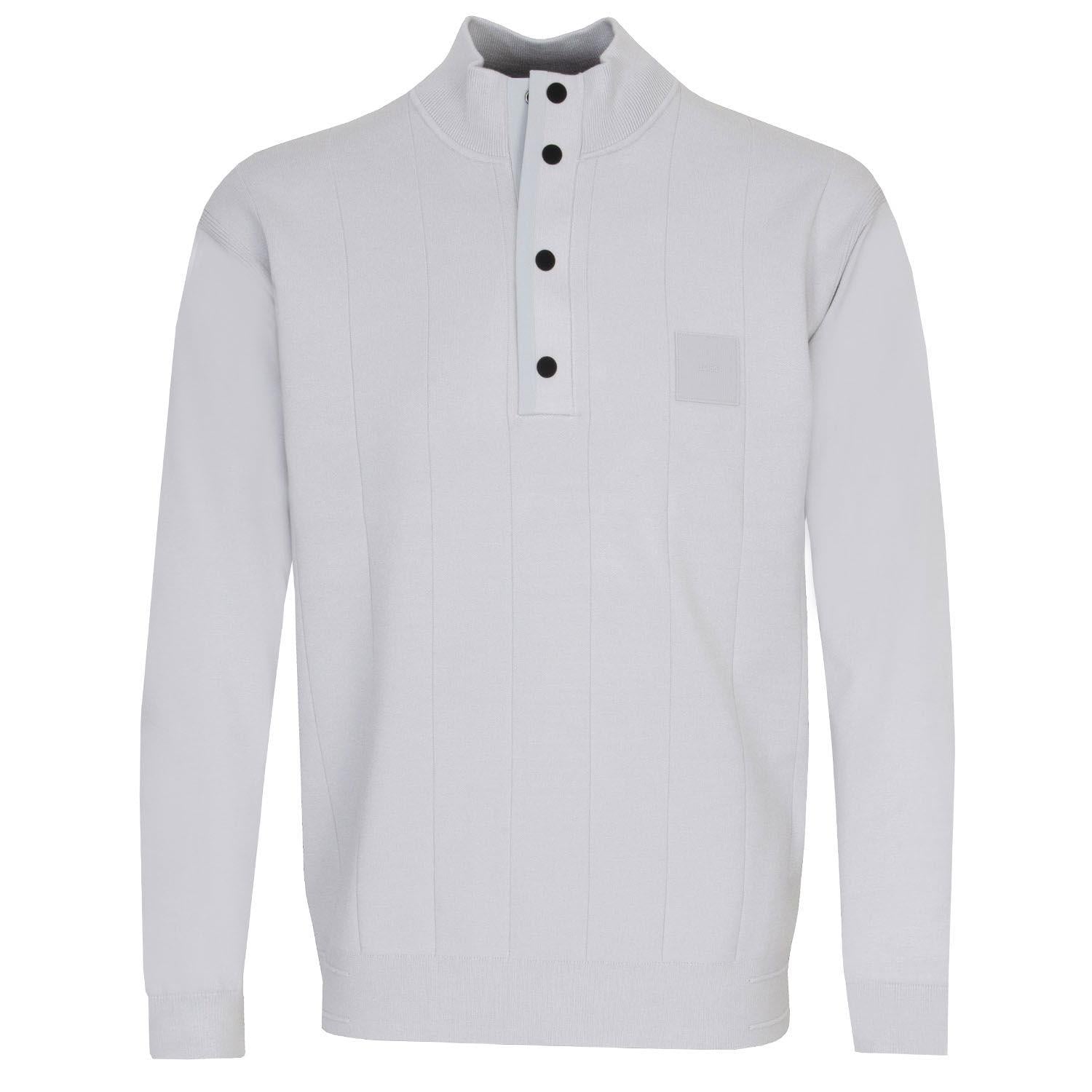 BOSS Dokuma Gri Kazak - 50528782-054 | Wejaar
