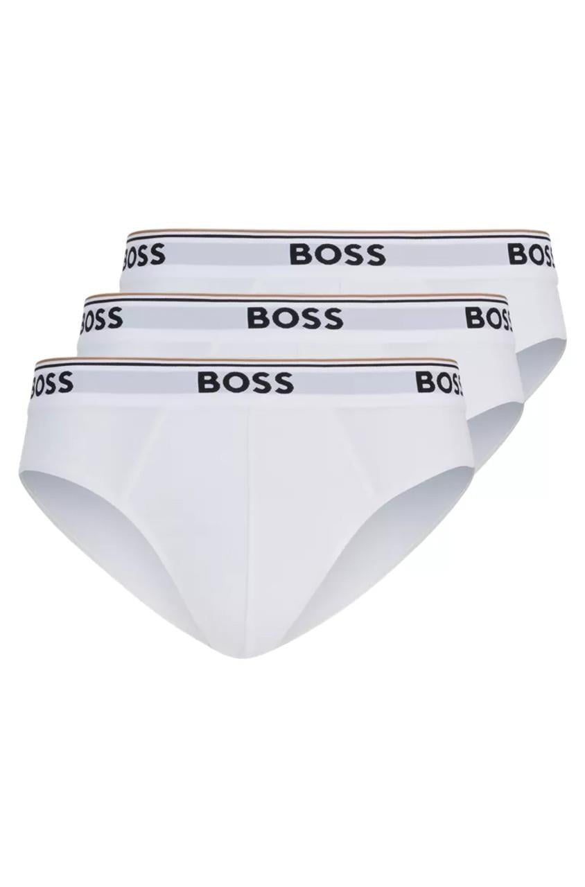 BOSS Dokuma Beyaz Boxer - 50475273-100 | Wejaar