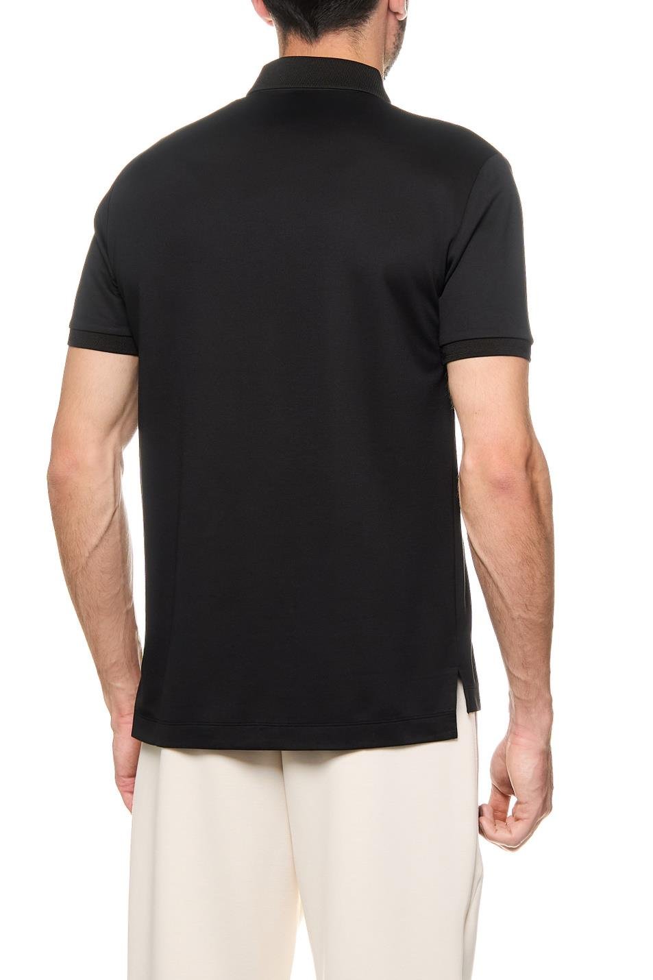 Ea7 Erkek Marka Logolu Polo Yakal Siyah Polo Yaka T Shirt 6DPF79 PJUJZ 1200 6DPF79 PJUJZ 1200