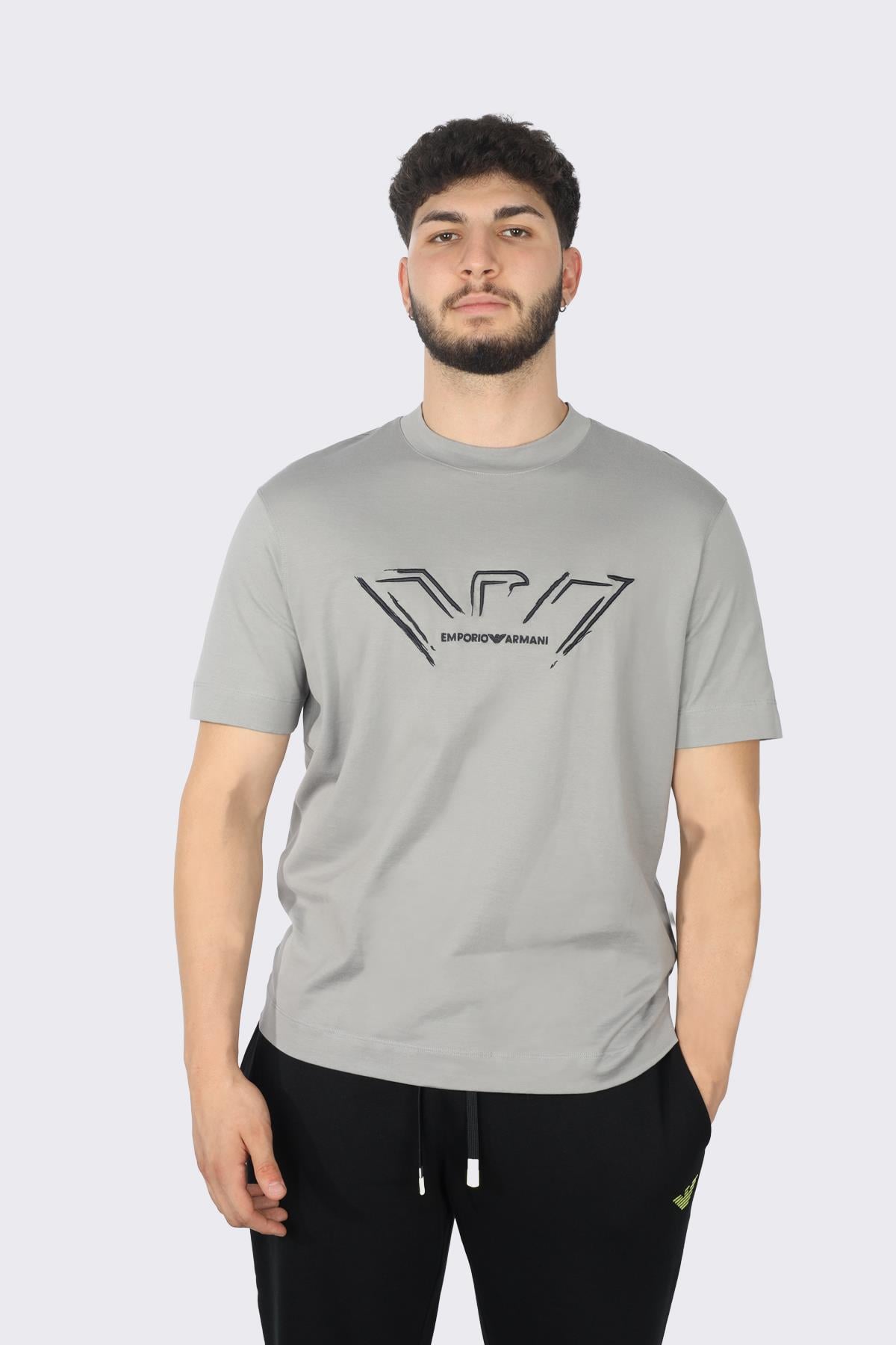 Emporio Armani Gri T-Shirt - 6D1TQ7 1JOCZ-06A7 | Wejaar