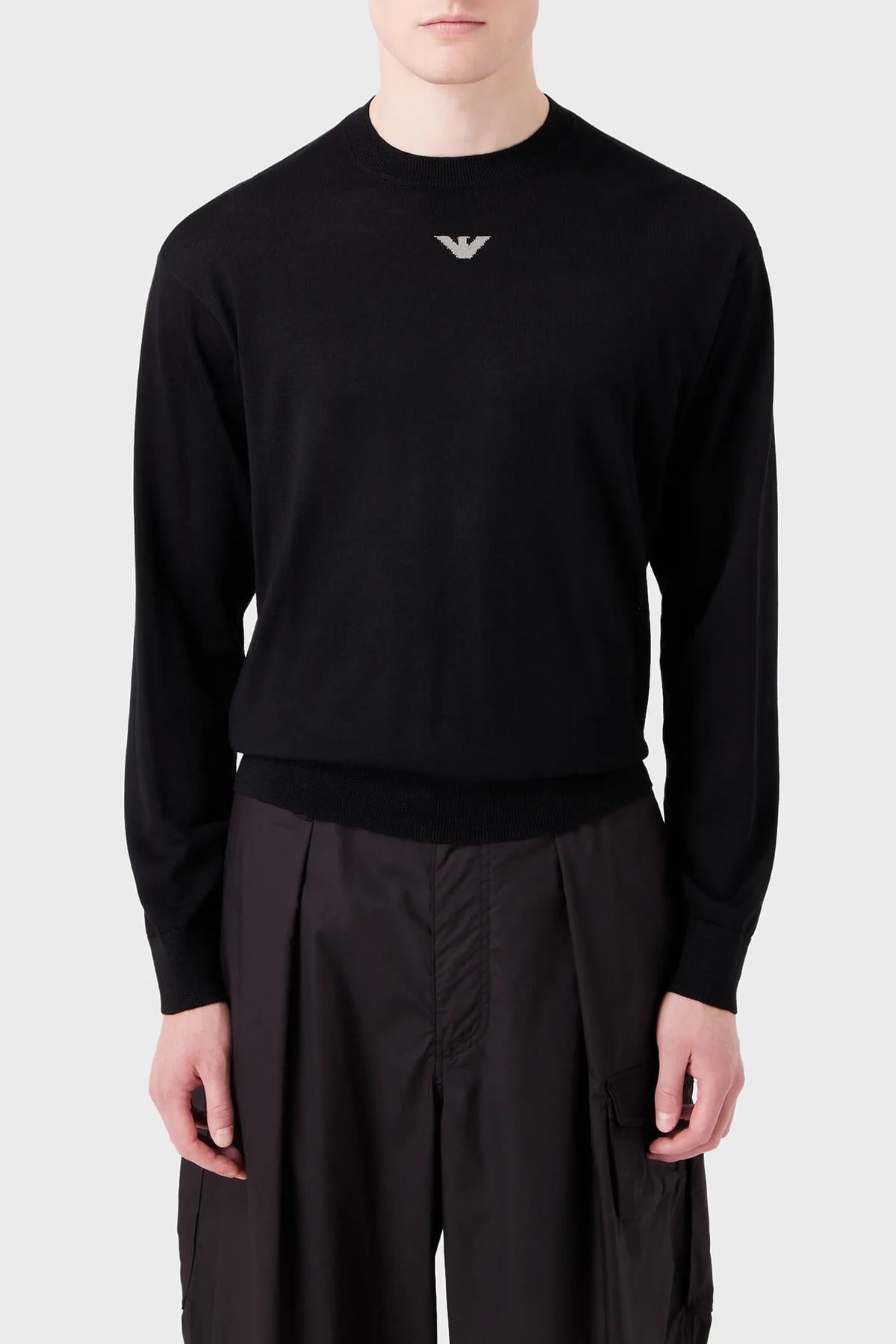 Emporio Armani Siyah Kazak - 6R1MXG 1MNGZ-F008 | Wejaar