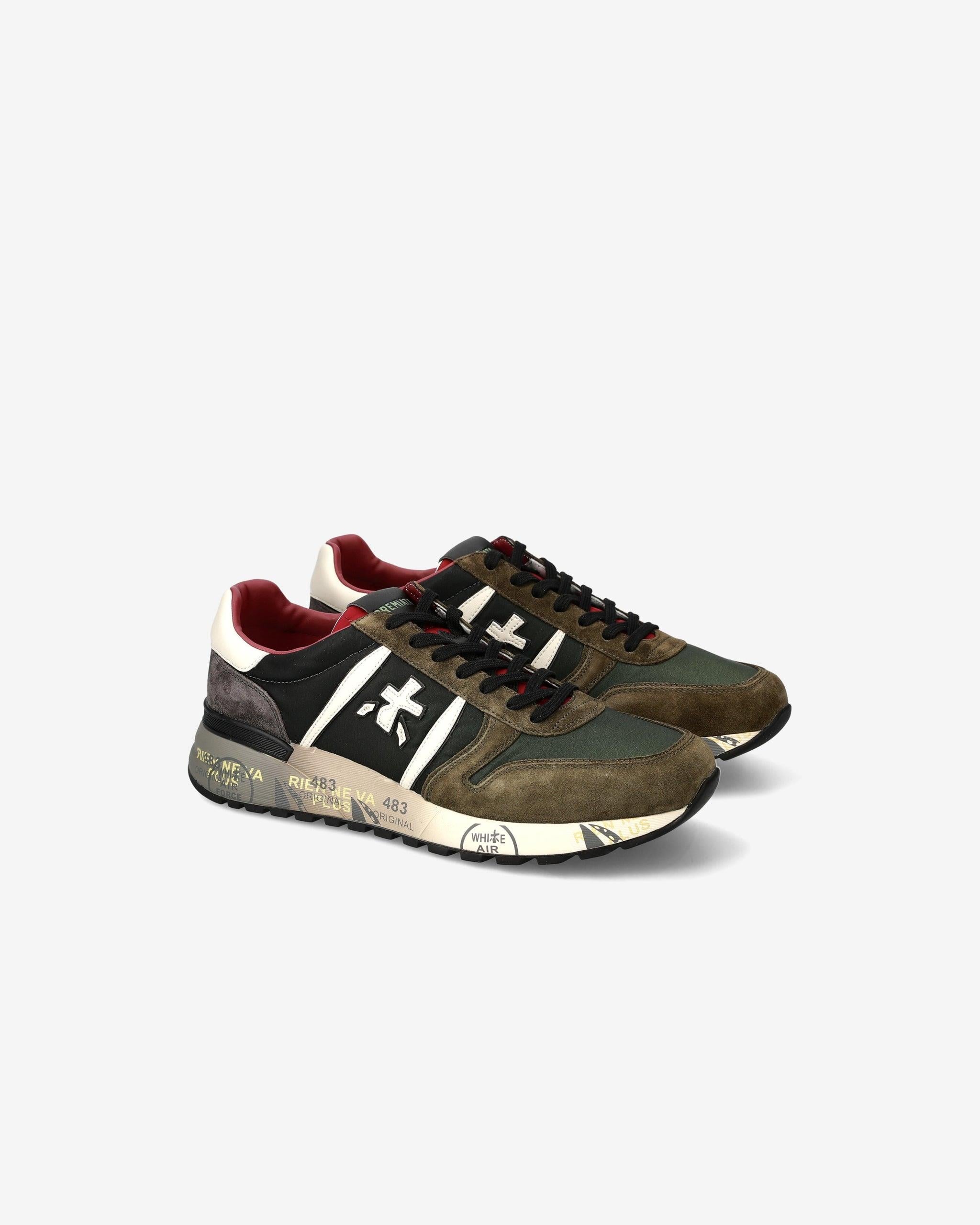 Premiata Deri Haki Sneaker - LANDER 6905-HAKİ | Wejaar