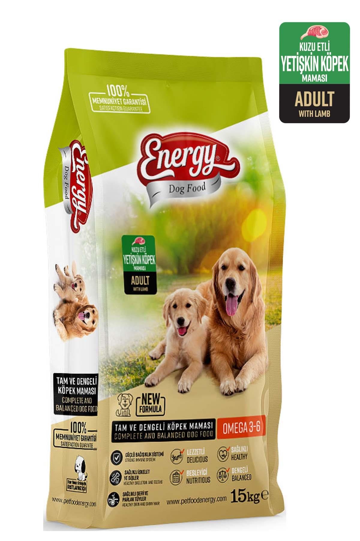 Energy Kuzu Etli Yetişkin Köpek Maması 15 Kg