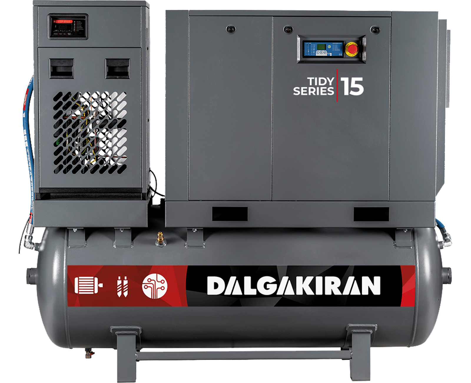 やまと Vidalı Hava Kompresörü Tidy 10 7.5 HP 500 LT