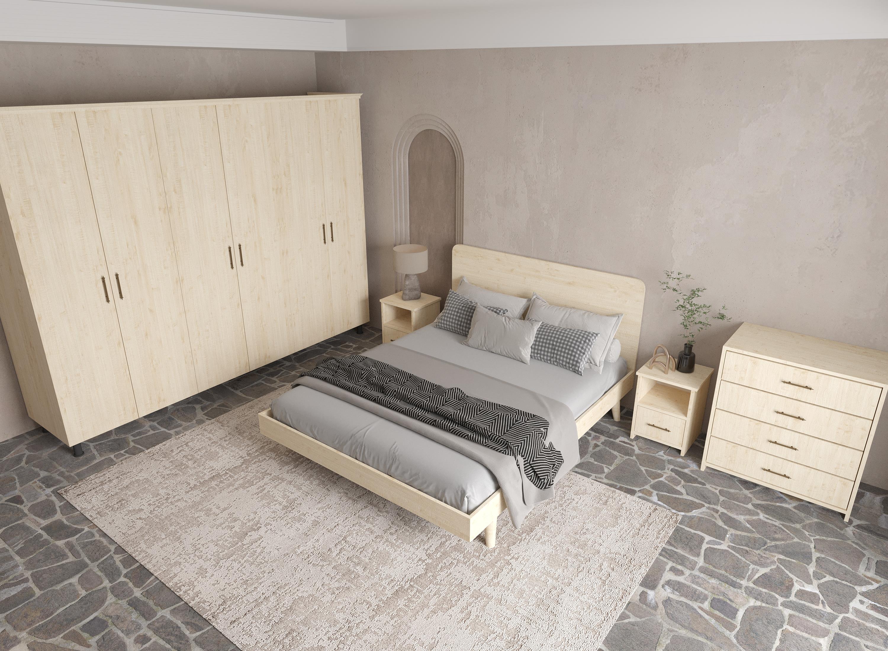 Softwood Vernik Yatak Odası Seti