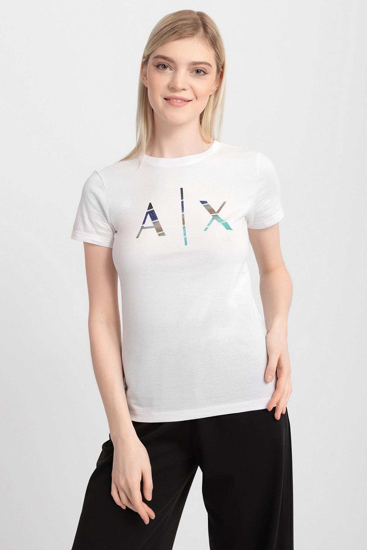 Armani Exchange Logo Slim fit Kad n T Shirt