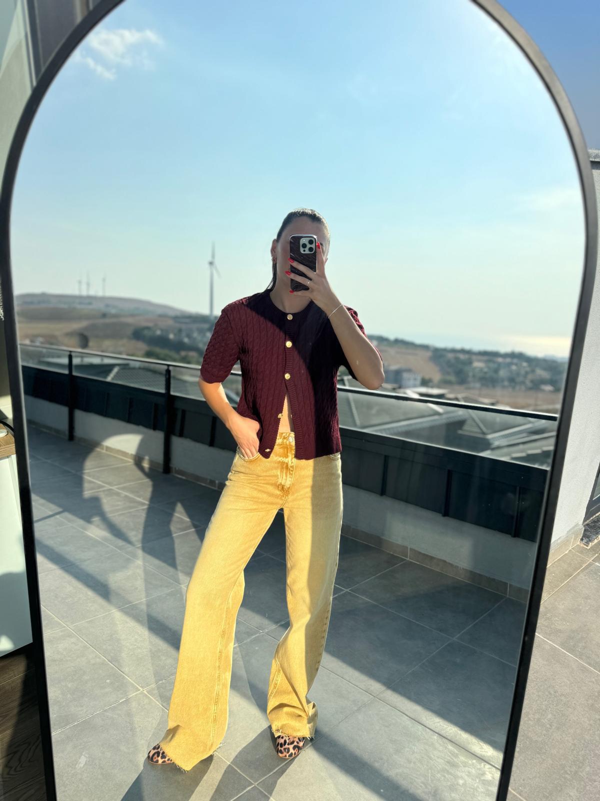 Jm Wide Leg Hardal Jean Pantolon