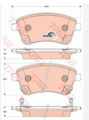 DISK BALATA HYUNDAI IX 20 KIA VENGA ON 09- GDB3509
