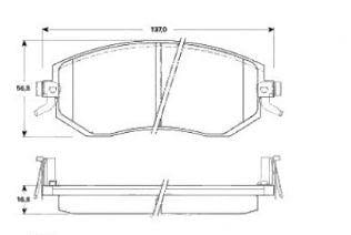 DISK BALATA SUBARU FORESTER LEGACY ON GDB3519