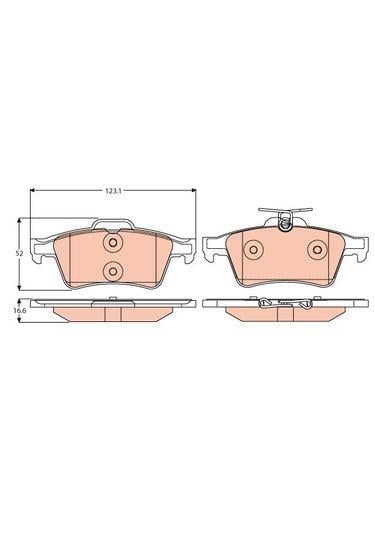 DISK BALATA VOLVO S40 ARKA GDB2086