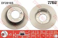 FREN DİSKİ ARKA (ADET) MASTER III 2010>2.3DCI-MOVANO B 2010>2.3CDTI(305×12×91×71.5×5D)(ÇİFT TEKER)