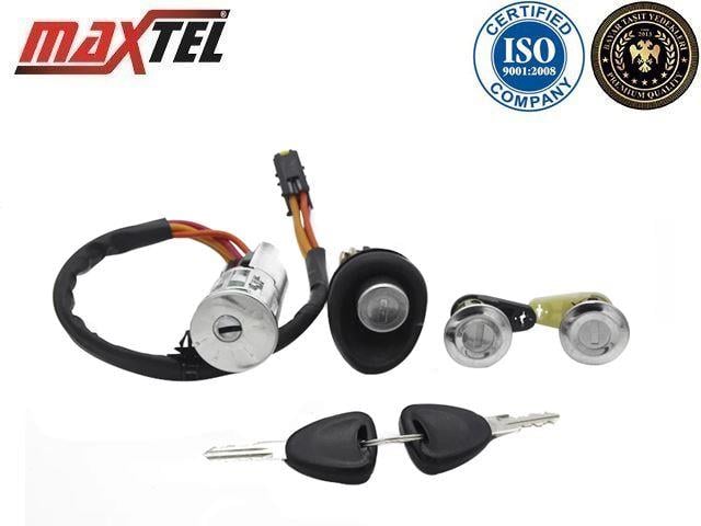 KONTAK ANAHTARI DACIA LOGAN I (LS) (04-15)  ŞİFRE TAKIMI-BAGAJ KİLİTLİ SET6001549589