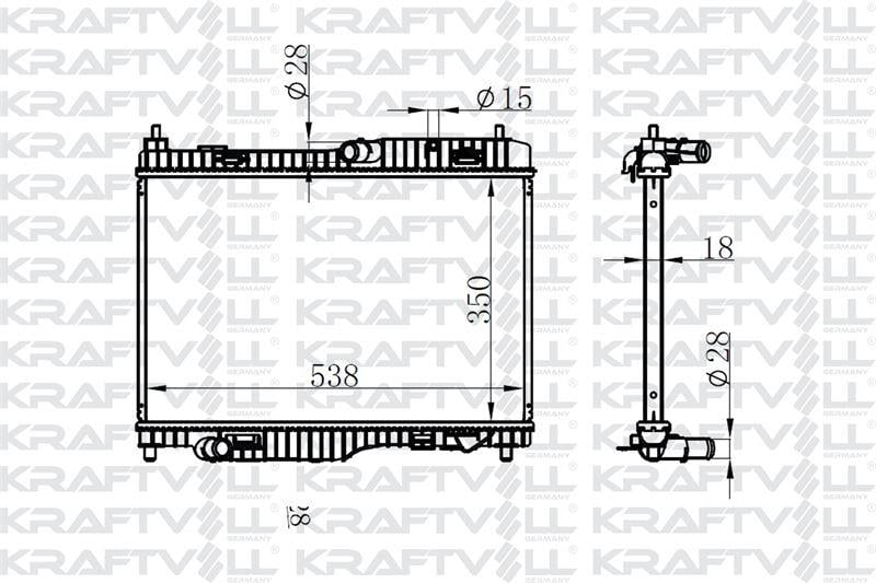 MOTOR SU RADYATORU FIESTA 1,4TDCI / 1,6TDCI / 1,5TDCI 08 /> B MAX 1,5TDCI 1,6TDCI 12 /> TRANSIT COURIER 1,5TDCI 1,6TDCI 14 /> (350x558x18) 
