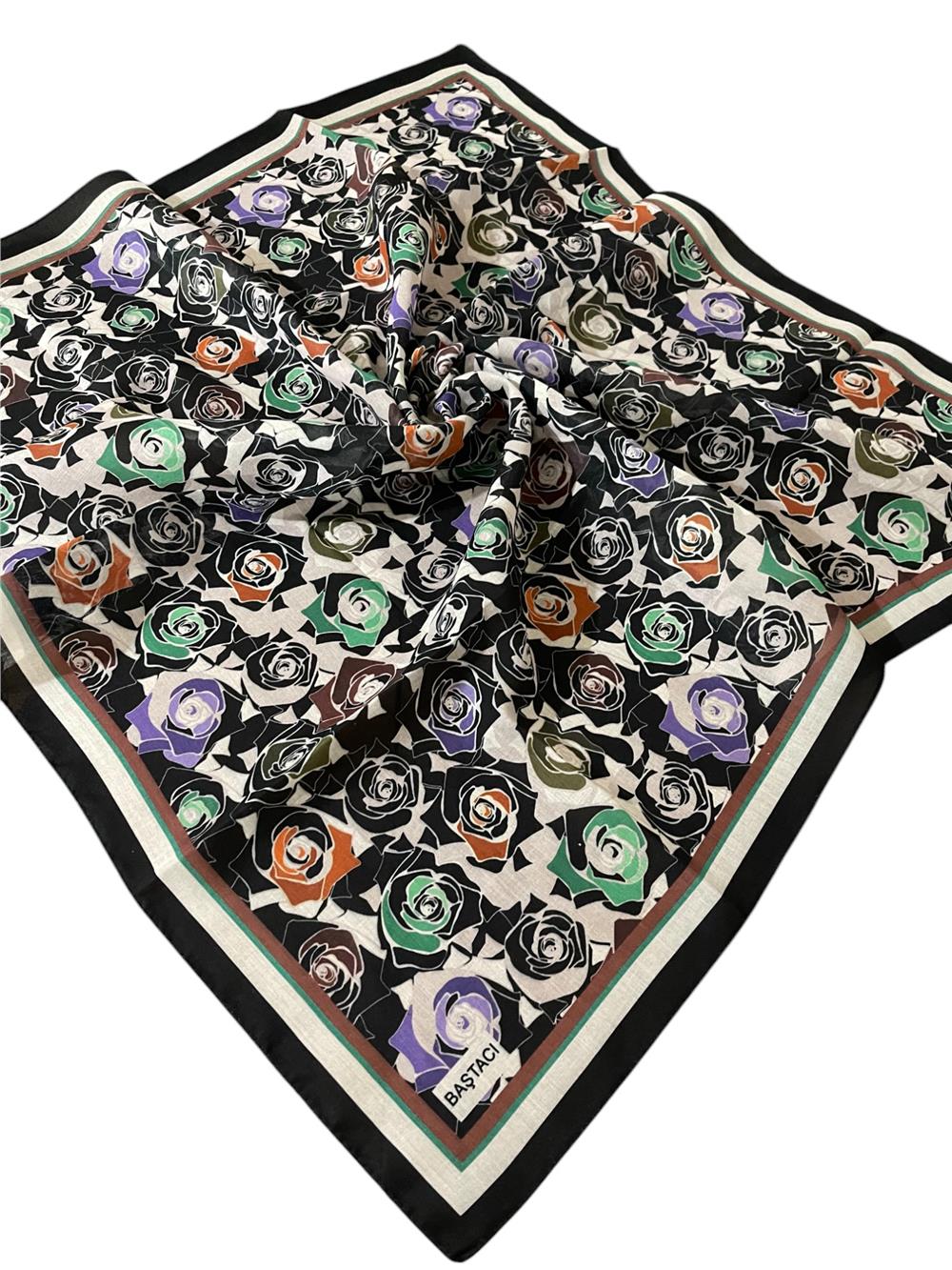 BAŞTACI SOFT 0200 SİYAH EŞARP