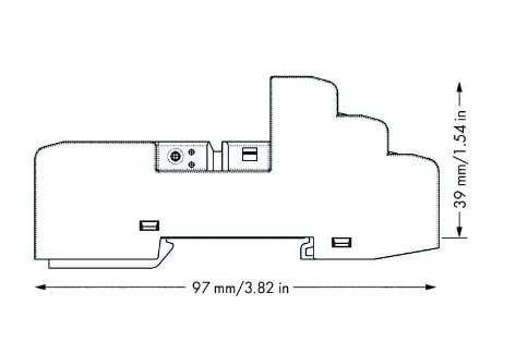 Wago 858-100 Ray Tipi Röle Soketi