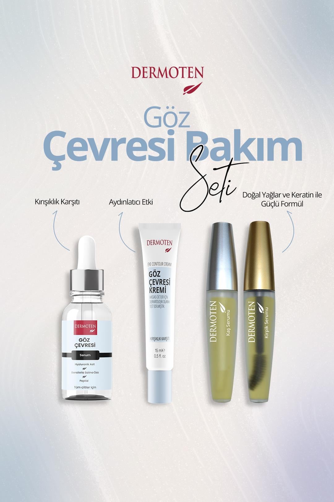 Göz Çevresi Bakım Seti - Şimdi Keşfedin - Dermoten
