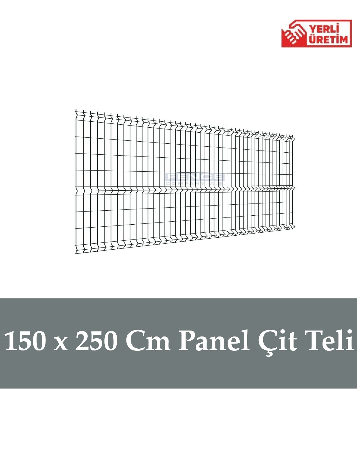 Fence Company Panel Çit Teli 150 Cm x 250 Cm | Antrasit