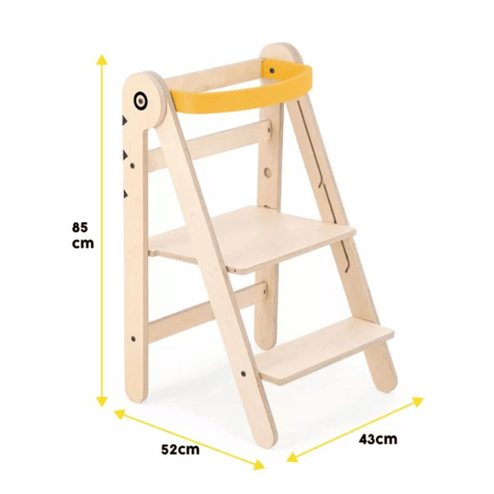 Mamatoyz Wooden Folding Learning Tower Bird