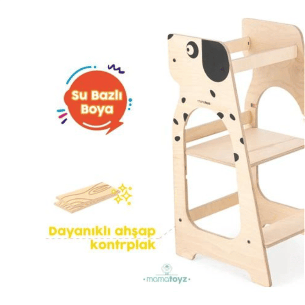 Mamatoyz Ahşap Öğrenme Kulesi Köpek | Unigo