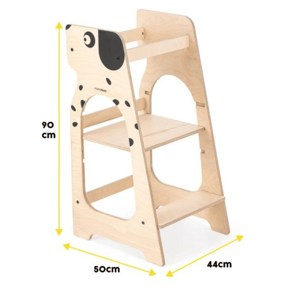 Mamatoyz Wooden Learning Tower Dog