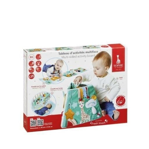 Sophie La Giraffa - Libro Attività Sensoriali Per Neonati E Bambini Piccoli, Gioco Educativo Con Perline E Maniglie - Foto 13