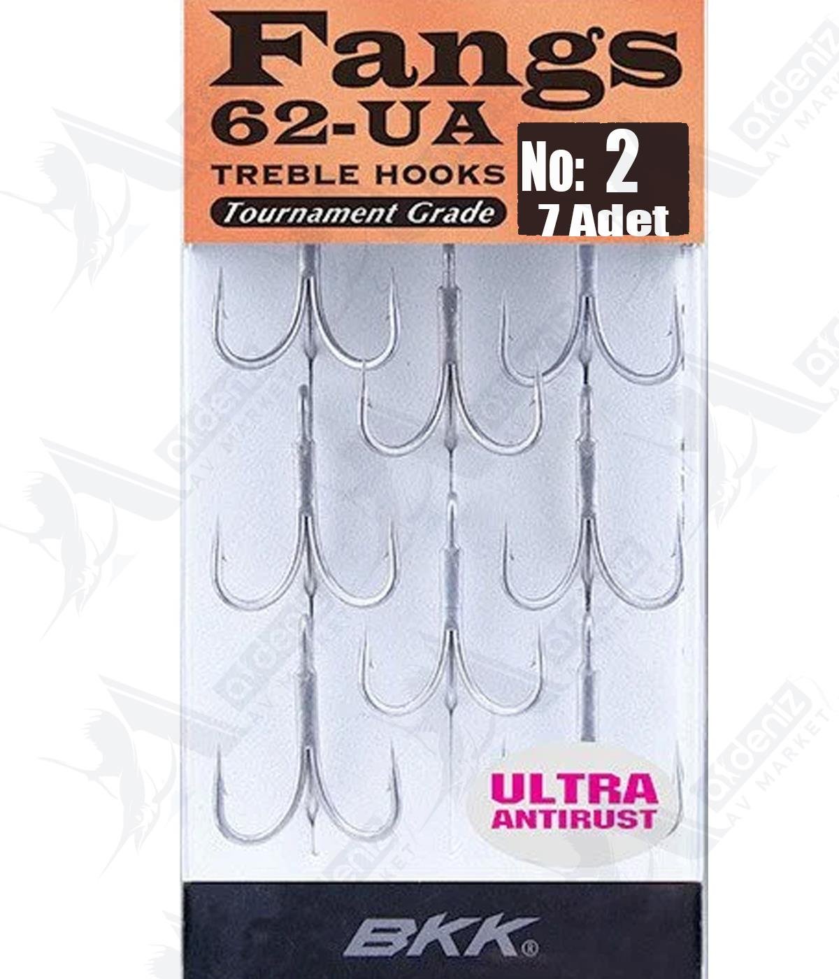 BKK Fangs BT662-UA No:2 Üçlü İğne (7 Adet)BKK