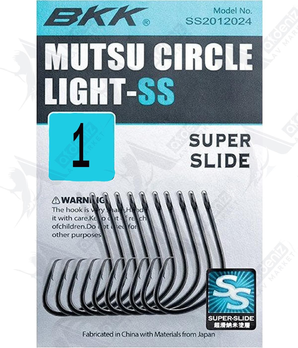 BKK Mutsu Circle Light-SS Olta İğnesi 10'lu Paket No:1BKK
