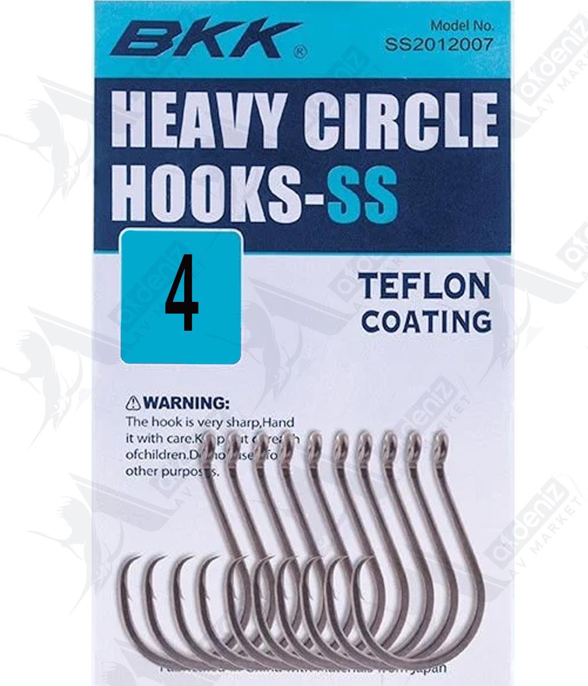 BKK SS Heavy Circle Olta İğnesi 10'lu Paket No:4BKK