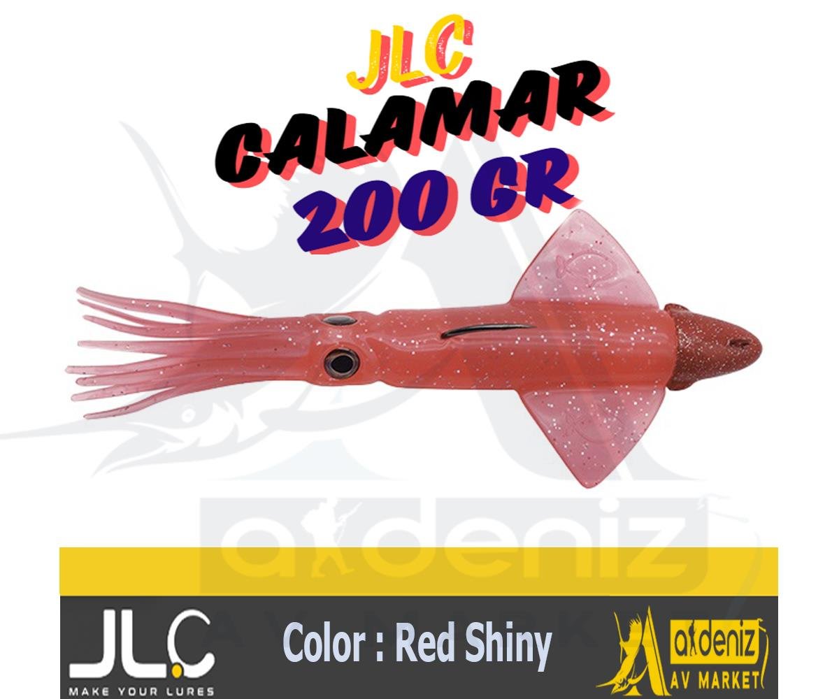 JLC Jigging A La Carta CALAMAR 200 Gr #9 Red Shiny kırmızı Combo Silikon Kalamar Yem