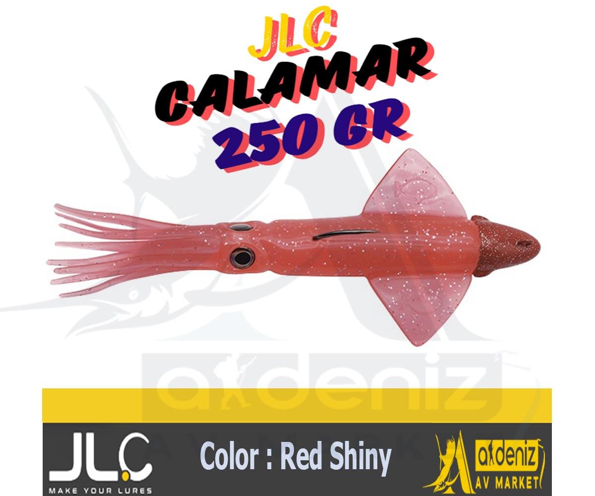 JLC Jigging A La Carta CALAMAR 250 Gr #9 Red Shiny kırmızı Combo Silikon Kalamar Yem