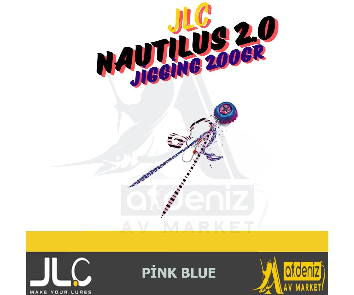 JLC Jigging A La Carta NAUTILUS 2.0 200 Gr #2 Pink BlueJLC JİGGİNG A LA CARTA