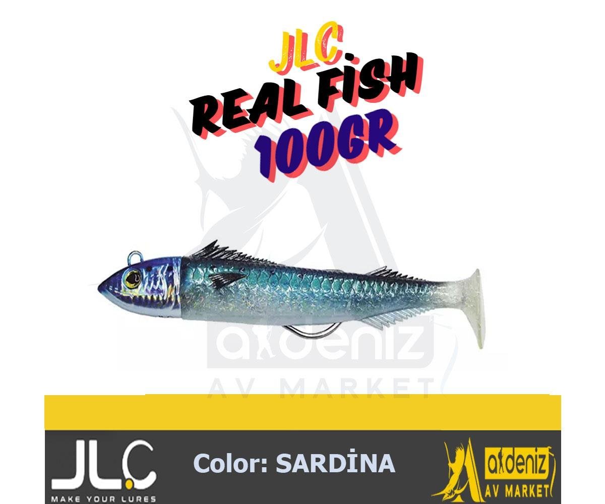 JLC Jigging A La Carta Real Fish 100 Gr #2 Sardina Combo Silikon Balık YemJLC JİGGİNG A LA CARTA