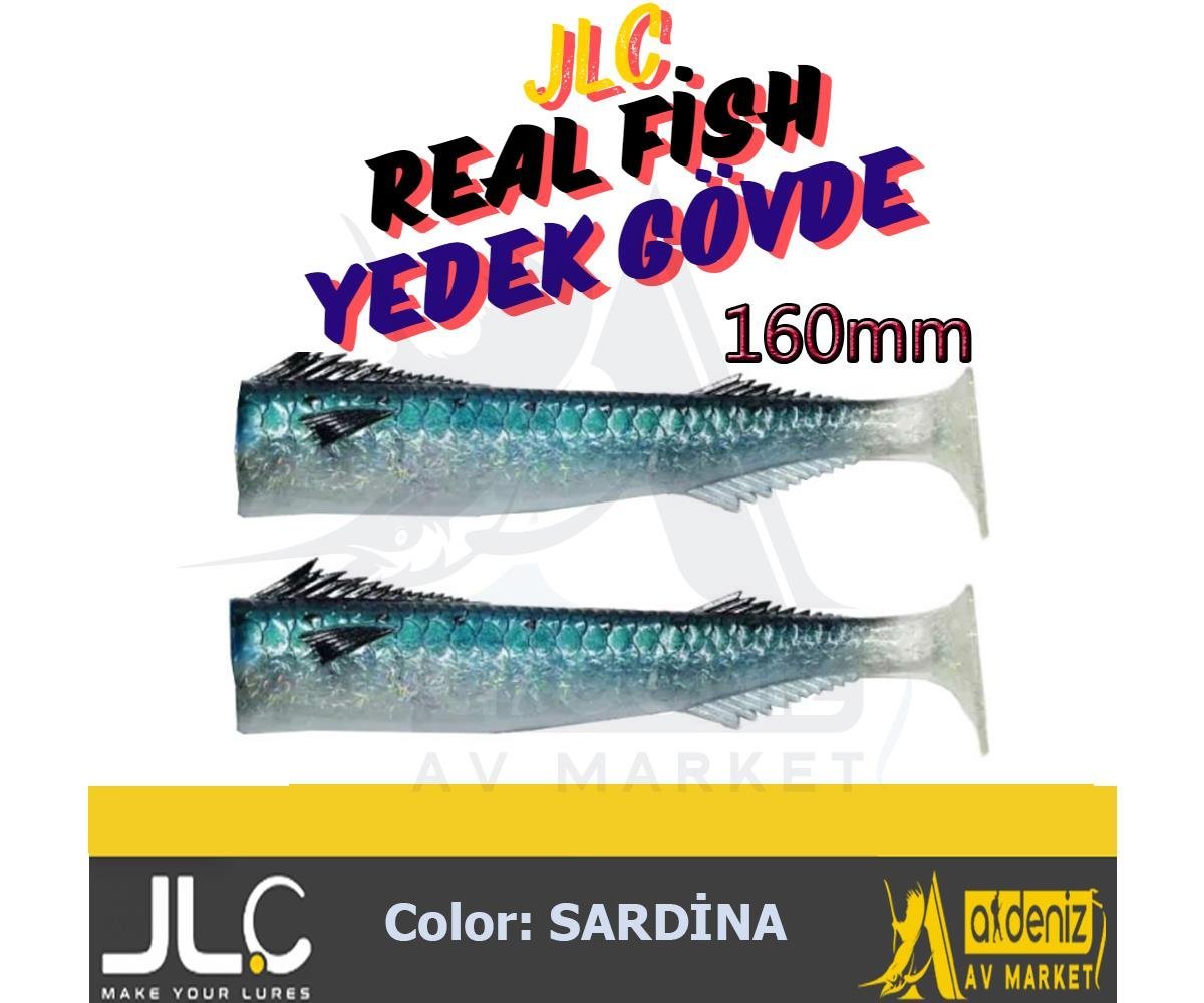 JLC Jigging A La Carta Real Fish Body Replacement 160mm #2 Sardina Silokon Balık Yedek GövdeJLC JİGGİNG A LA CARTA