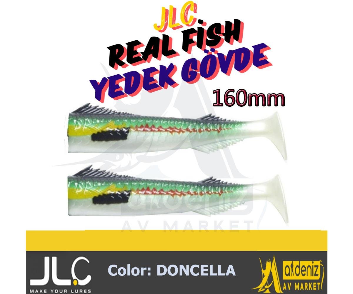 JLC Jigging A La Carta Real Fish Body Replacement 160mm #3 Doncella Silokon Balık Yedek GövdeJLC JİGGİNG A LA CARTA
