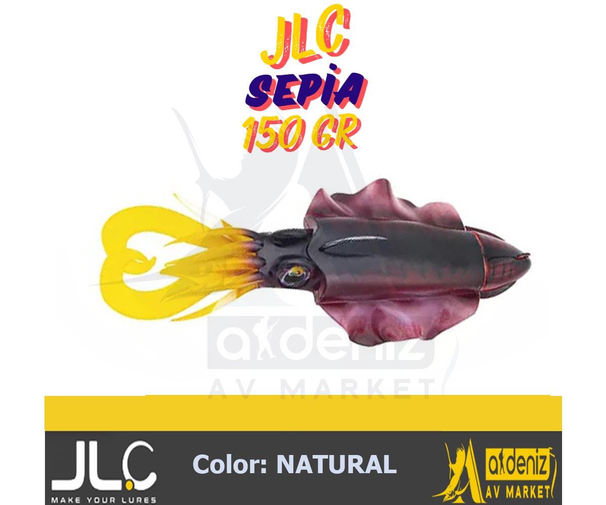 JLC Jigging A La Carta SEPİA 150 Gr #1 Natural kahverengi renk Combo Silikon Sübye Yem