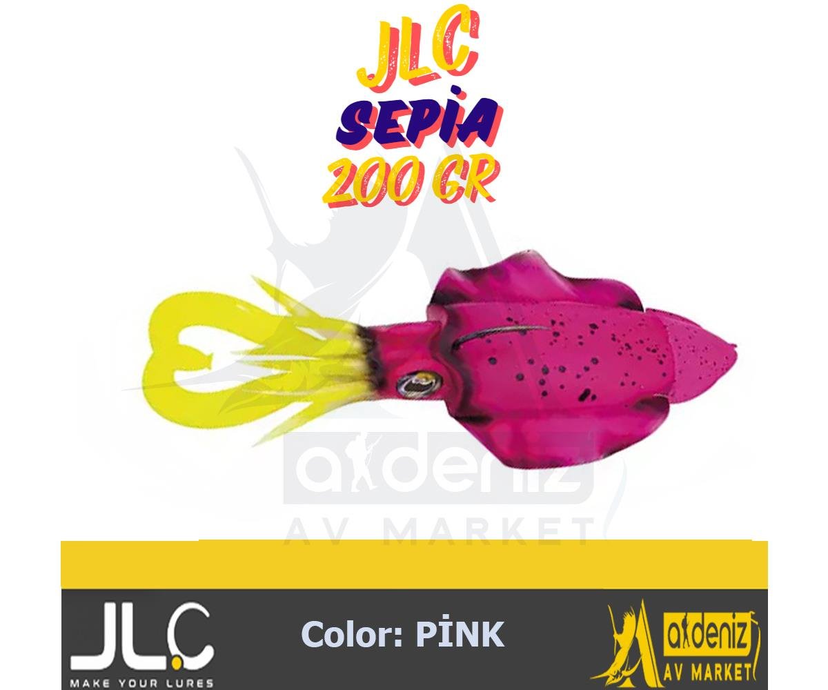 JLC Jigging A La Carta SEPİA 200 Gr #4 Pink pembe renk Combo Silikon Sübye Yem