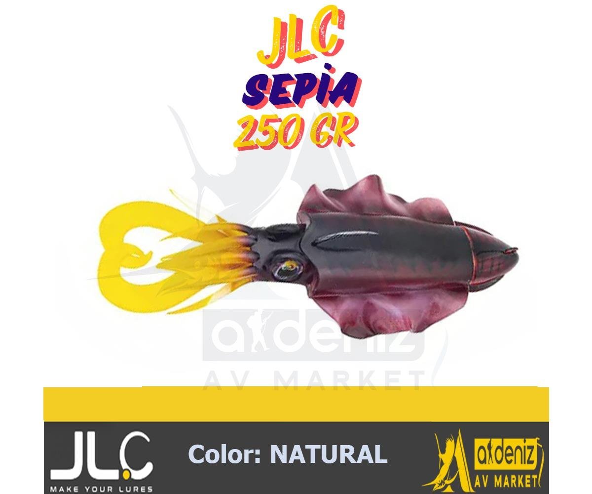JLC Jigging A La Carta SEPİA 250 Gr #1 Natural kahverengi renk Combo Silikon Sübye Yem