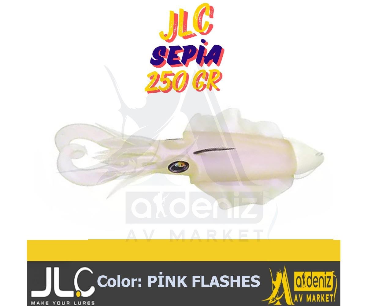 JLC Jigging A La Carta SEPİA 250 Gr #2 Pink Flashes beyaz renk Combo Silikon Sübye Yem