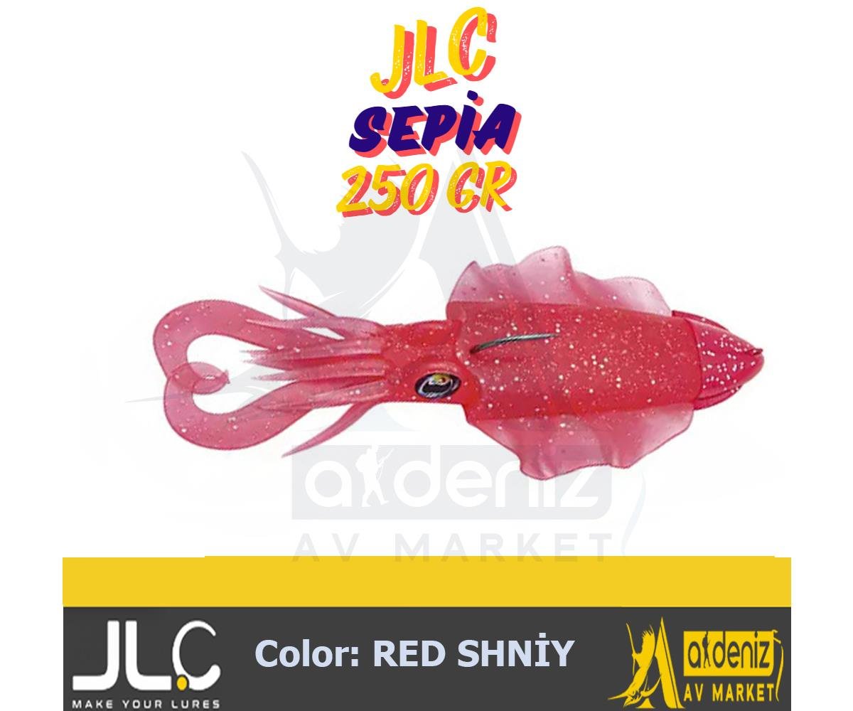 JLC Jigging A La Carta SEPİA 250 Gr #3 Red Shiny kırmızı renk Combo Silikon Sübye Yem