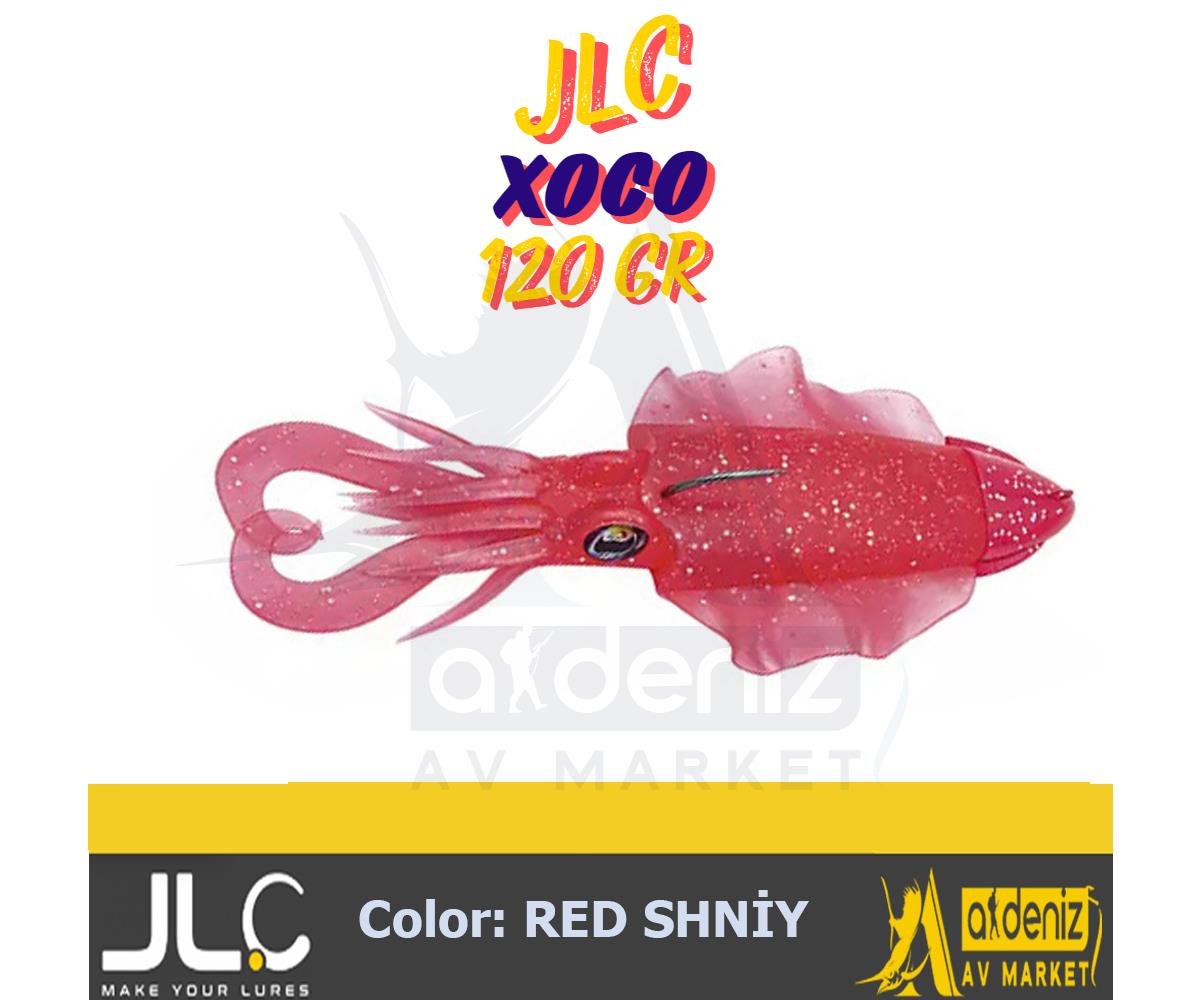 JLC Jigging A La Carta XOCO 120 Gr #3 Red Shiny kırmızı renk Combo Silikon Sübye Yem