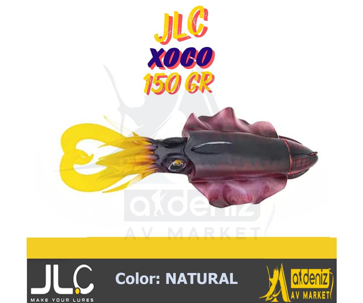 JLC Jigging A La Carta XOCO 150 Gr #1 Natural kahverengi renk Combo Silikon Sübye Yem