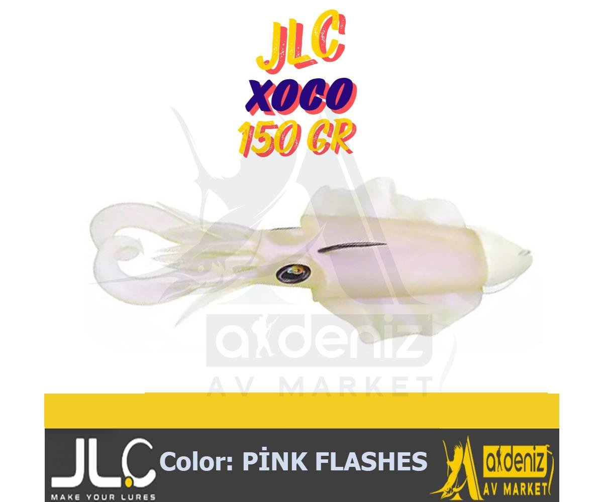 JLC Jigging A La Carta XOCO 150 Gr #2 Pink Flashes beyaz renk Combo Silikon Sübye Yem